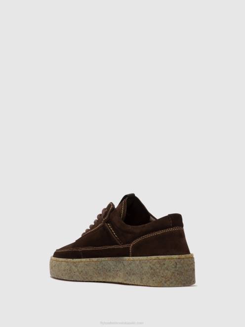 hr Fly London muškarci cipele na vezanje ruko589 mocca LL8B819