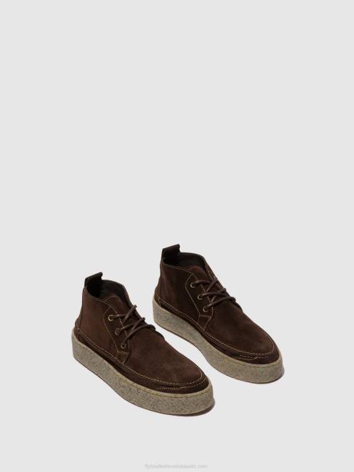 hr Fly London muškarci gležnjače na vezanje roly518 mocca LL8B798