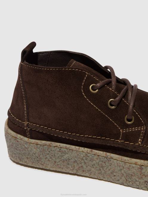 hr Fly London muškarci gležnjače na vezanje roly518 mocca LL8B798