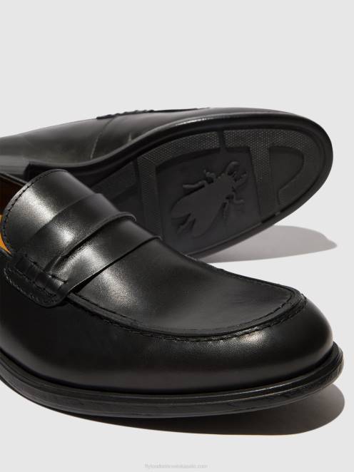 hr Fly London muškarci natikače cipele mebo956 crno LL8B816
