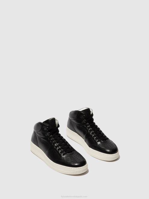 hr Fly London muškarci hi-top tenisice beat514 crno LL8B841