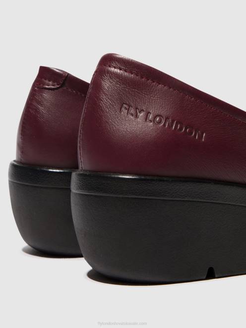 hr Fly London žene natikače numa570 bordo LL8B670