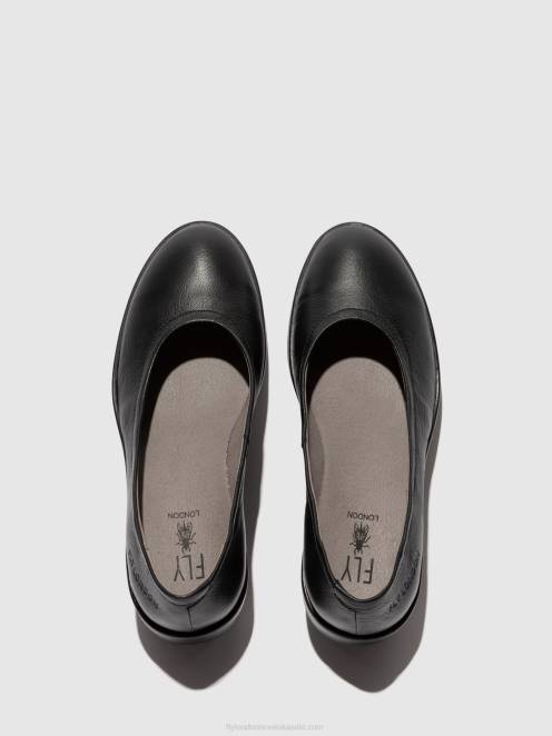 hr Fly London žene natikače numa570 mousse crna LL8B618