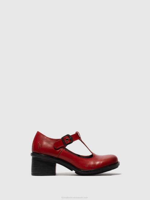 hr Fly London žene mary jane cipele cady180 Crvena LL8B646