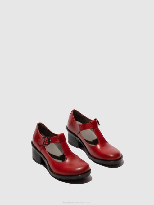 hr Fly London žene mary jane cipele cady180 Crvena LL8B646