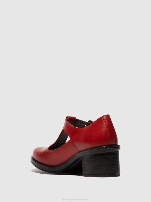 hr Fly London žene mary jane cipele cady180 Crvena LL8B646