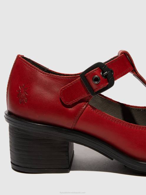hr Fly London žene mary jane cipele cady180 Crvena LL8B646