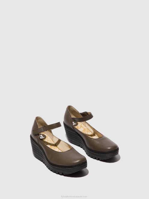 hr Fly London žene mary jane cipele yawo345 dk. tupe LL8B668