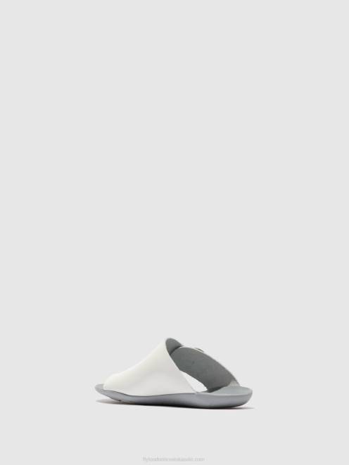 hr Fly London žene mule s otvorenim prstima mica758 bridle off white LL8B385
