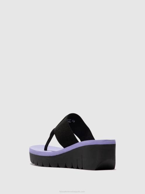 hr Fly London žene natikače yomu725 crna (viola) LL8B361