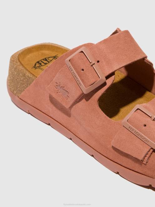 hr Fly London žene sandale s kopčom caja721 ruža LL8B525