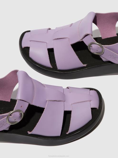 hr Fly London žene sandale s remenčićima bawe842 ljubičica LL8B429