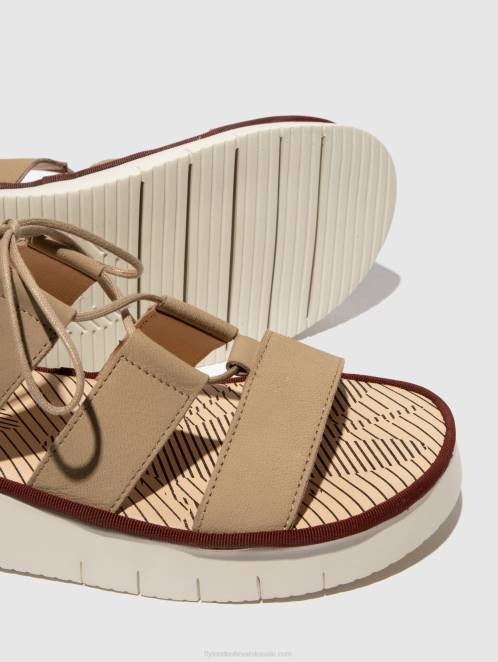 hr Fly London žene sandale s remenčićima caio363 oblak LL8B574