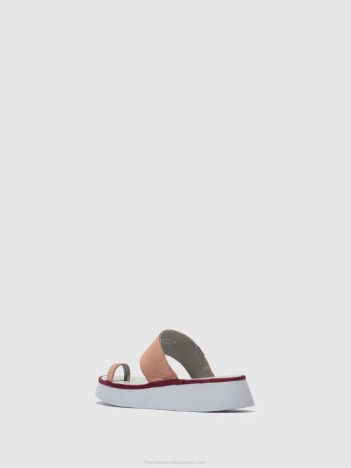 hr Fly London žene sandale s remenčićima chev316 cupido nude roza LL8B600