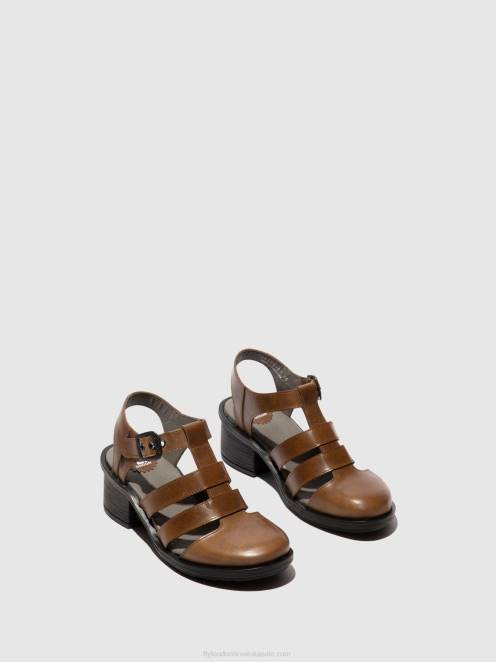 hr Fly London žene sandale s t-remenom cahy195 deva LL8B421