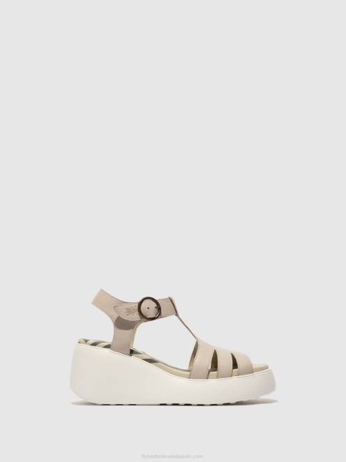 hr Fly London žene sandale s t-remenom duma955 oblak LL8B414
