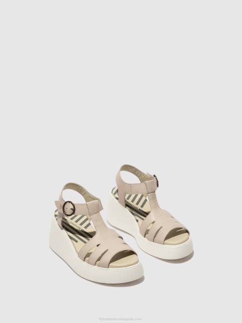 hr Fly London žene sandale s t-remenom duma955 oblak LL8B414