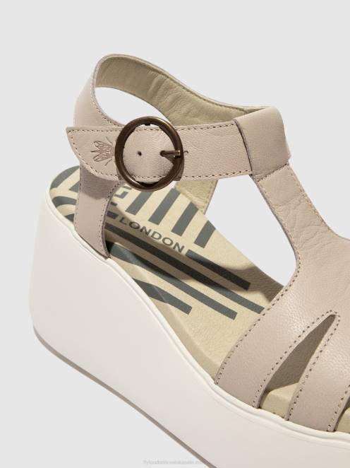 hr Fly London žene sandale s t-remenom duma955 oblak LL8B414