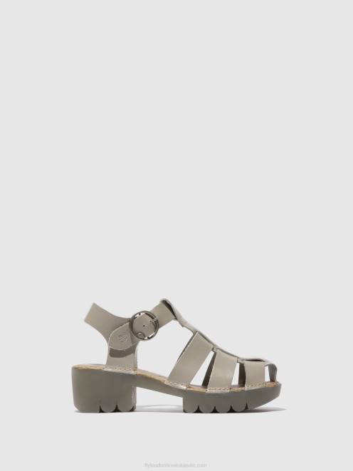 hr Fly London žene sandale s t-remenom emme511 oblak LL8B582