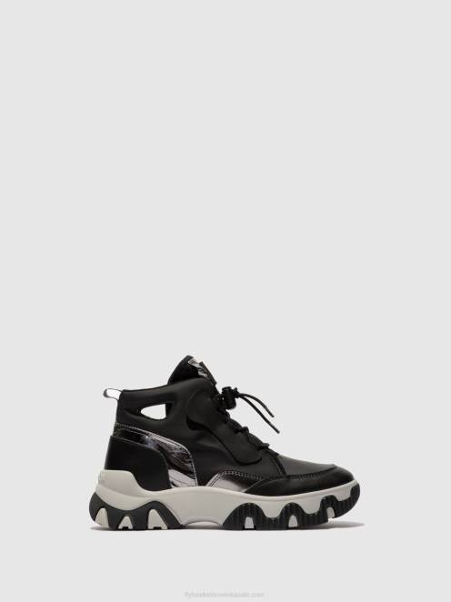hr Fly London žene hi-top tenisice feny633 multi crna LL8B771