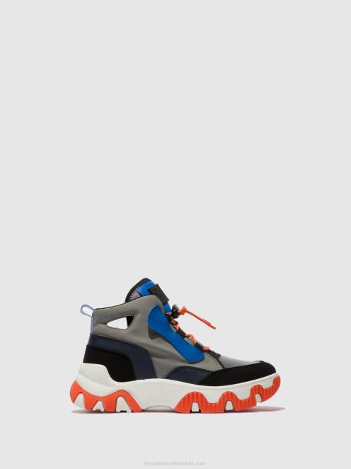 hr Fly London žene hi-top tenisice feny633 multi siva/plava/narančasta LL8B766
