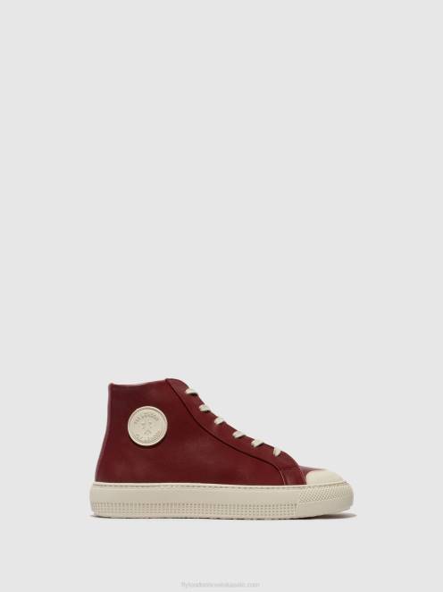 hr Fly London žene hi-top tenisice topy586 bordo LL8B727