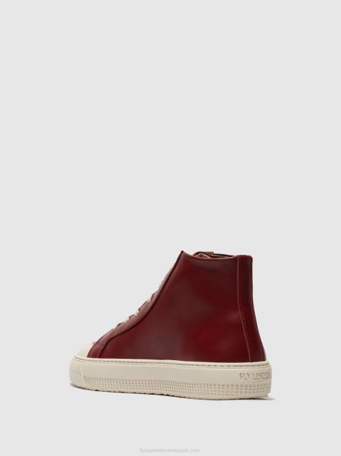 hr Fly London žene hi-top tenisice topy586 bordo LL8B727