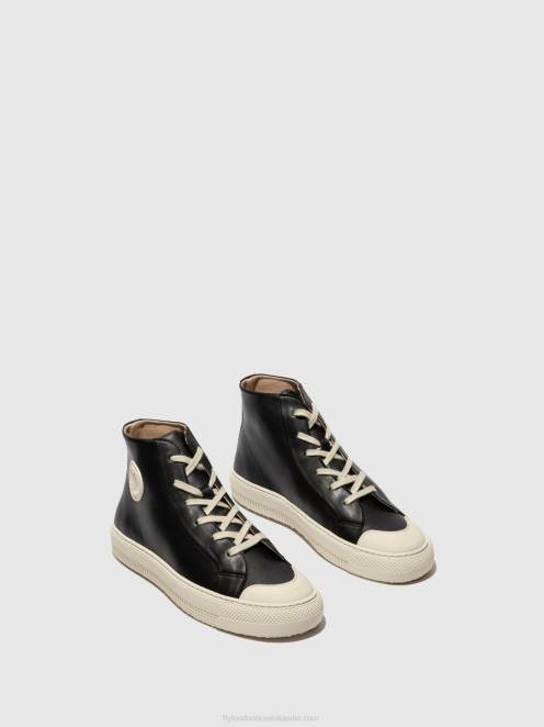 hr Fly London žene hi-top tenisice topy586 crno LL8B726