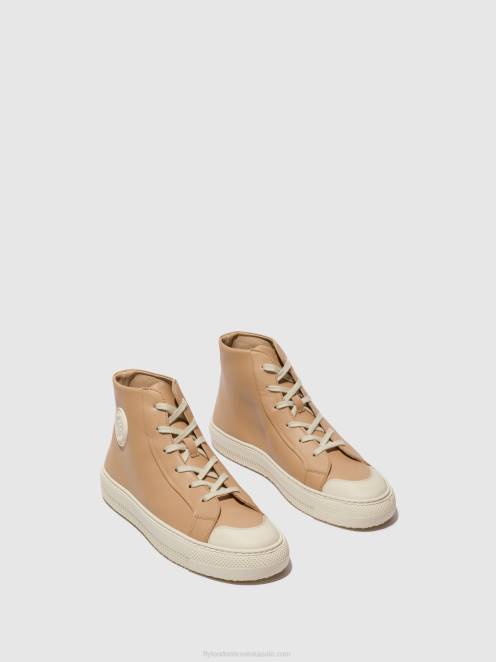 hr Fly London žene hi-top tenisice topy586 nugat LL8B728