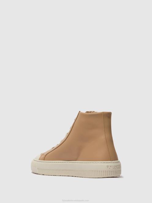 hr Fly London žene hi-top tenisice topy586 nugat LL8B728