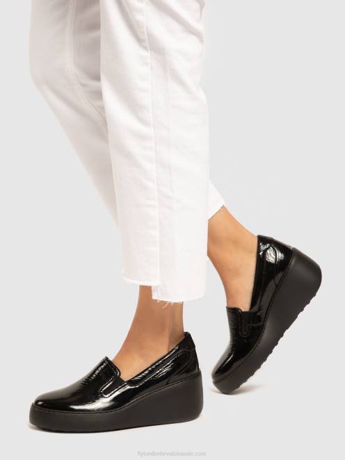hr Fly London žene slip-on tenisice deca459 crno LL8B746