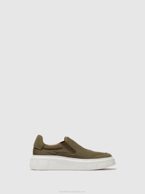 hr Fly London žene slip-on tenisice elin509 kaki LL8B753