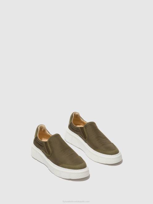 hr Fly London žene slip-on tenisice elin509 kaki LL8B753