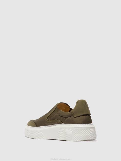 hr Fly London žene slip-on tenisice elin509 kaki LL8B753