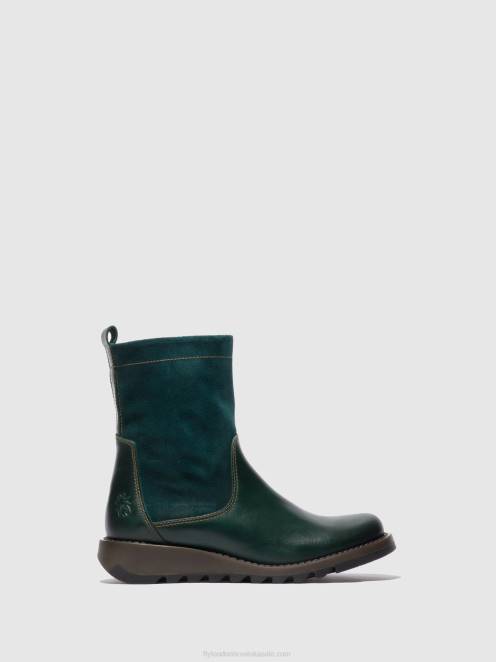 hr Fly London žene čizme sa patentnim zatvaračem sauk794 sag/oilsuede benzin LL8B316