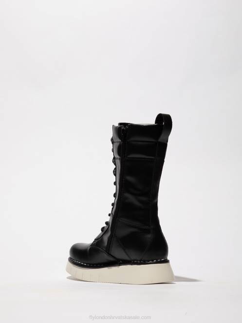 hr Fly London žene čizme na vezanje ieva245 tunder black LL8B313