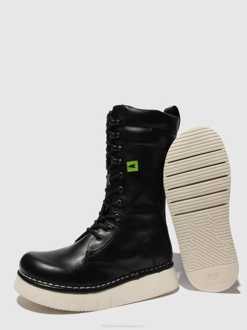 hr Fly London žene čizme na vezanje ieva245 tunder black LL8B313