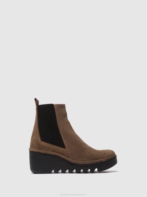 hr Fly London žene chelsea gležnjače bagu233 uljna suede taupe LL8B231