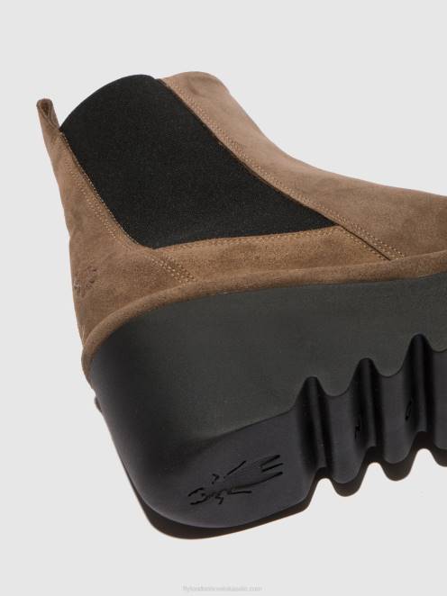 hr Fly London žene chelsea gležnjače bagu233 uljna suede taupe LL8B231