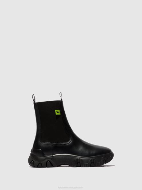 hr Fly London žene chelsea gležnjače faty885 tunder black LL8B159