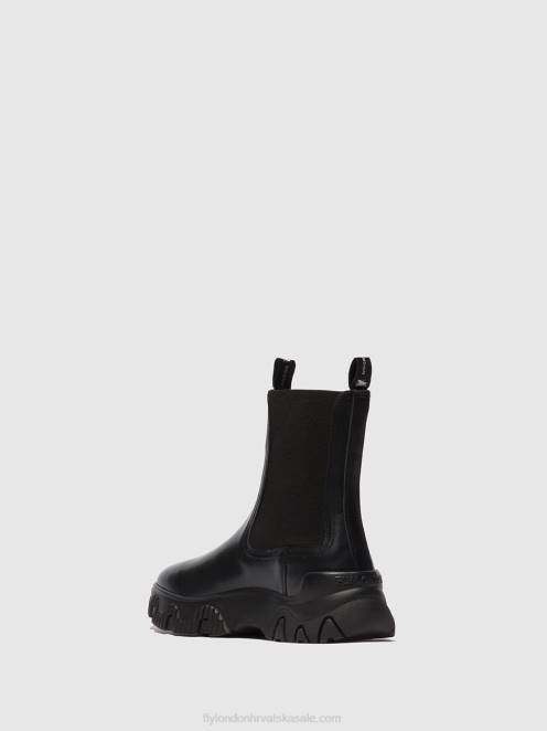 hr Fly London žene chelsea gležnjače faty885 tunder black LL8B159