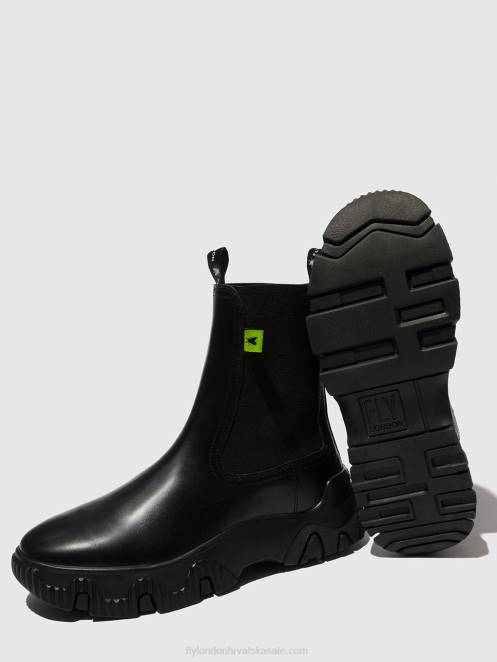 hr Fly London žene chelsea gležnjače faty885 tunder black LL8B159