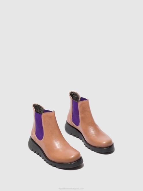 hr Fly London žene chelsea gležnjače salv rug rose (ljubičasta elastika) LL8B177