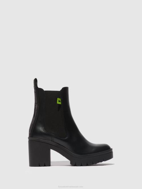 hr Fly London žene chelsea gležnjače taje883 tunder black LL8B164
