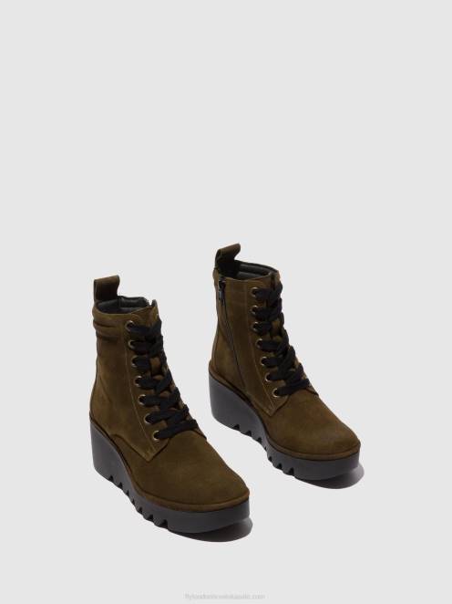 hr Fly London žene gležnjače na vezanje biaz329 oilsuede mulj LL8B212