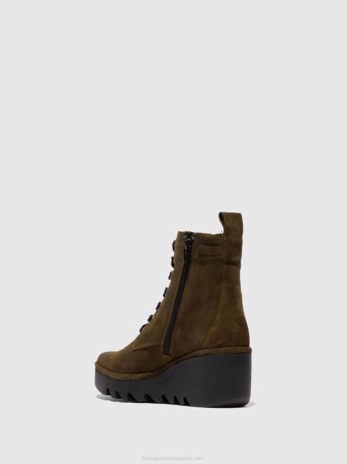 hr Fly London žene gležnjače na vezanje biaz329 oilsuede mulj LL8B212