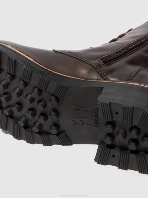 hr Fly London žene gležnjače na vezanje thor035 prostirka dk. smeđa LL8B245